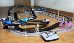 electric remote control RC train large speed adjustable double orbit track racing car and train gift  toy free shipping-in RC Trains from Toys & Hobbies on Aliexpress.com