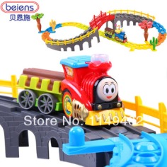 Thomas train track set car rail car toy puzzle toy thomas train electric-inRC Trains from Toys & Hobbies on Aliexpress.com