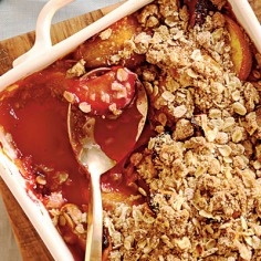 Peach, Plum, and Apricot Crisp < 100 Healthy Dessert Ideas - Cooking Light