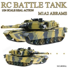 Free shipping Heng Long 1:24 US M1A2 ABRAMS RC Battle Tank 3816 /rc tank /-in RC Tanks from Toys & Hobbies on Aliexpress.com