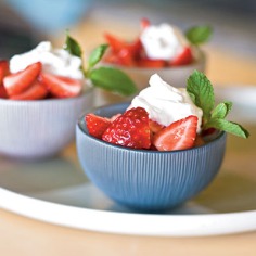 Strawberries in Meyer Lemon Syrup < 100 Healthy Dessert Ideas - Cooking Light