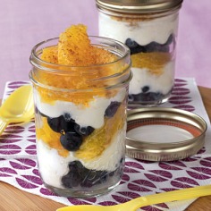 Blueberry-Orange Parfaits Recipe < 100 Healthy Dessert Ideas - Cooking Light