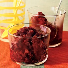 Blackberry Merlot Granita Recipe < 100 Healthy Dessert Ideas - Cooking Light