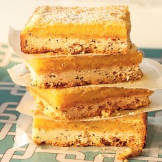 Lemon-Earl Grey Squares < 100 Healthy Dessert Ideas - Cooking Light