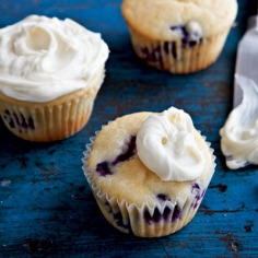 Lemon-Scented Blueberry Cupcakes Recipe < 100 Healthy Dessert Ideas - Cooking Light