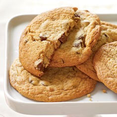 Giant Chocolate Chunk Cookies < 100 Healthy Dessert Ideas - Cooking Light