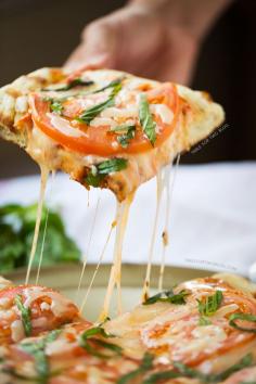 Grilled Caprese Pizza