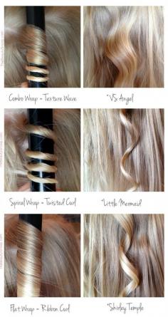 Hair secrets how to get different curls
