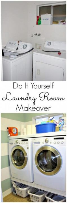 DIY Laundry Room Makeover