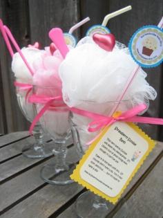 I don't have little girls but how cute is this this for a "spa" gift or party #Party Ideas