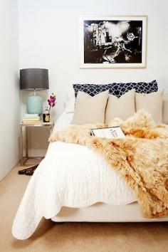 Small bedroom...cute for a guest room
