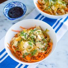 Red Curry Stew & Vegetable Noodles Recipe