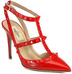 Valentino Punkouture Rockstud Patent Leather Pumps