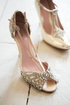 Vintage-Inspired Wedding Shoes