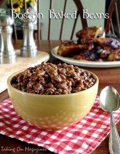 Boston Baked Beans | Taking On Magazines | www.takingonmagaz... | These savory-sweet Boston Baked Beans will become a family favorite in no time; in summer for picnics and in winter along with a slow-cooked pot roast.