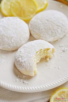 Tender, Buttery Lemon Cooler Cookies Recipe www.uncommondesig...