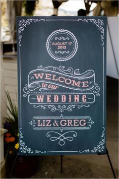 welcome to our wedding sign #weddingsigns #diy #weddingchicks www.weddingchicks...