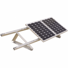 Loom solar panel mounting structure (100 ~ 180 watts), 2 panels - Loom Solar http://www.loomsolar.com/products/solar-mounting-structure-for-300-watts-panel