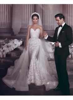 Modern Brautkleid Spitze Online | Luxus Hochzeitskleider Kaufen
