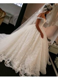 Fashion Spitze Brautkleider Online | Prinzessin Hochzeitskleider Günstig