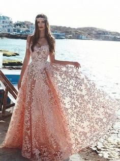 Exquisite A-Line Floral Prom Dresses | Beaded Appliques Off-The-Shoulder Evening Dresses | Yesbabyonline.com