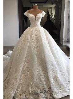 Elegante Hochzeitskleider Mit Spitze | Brautkleider A linie Online