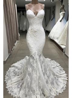 Designer Hochzeitskleider Meerjungfrau | Brautkleider mit Spitze Online