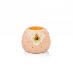 Zhara Flower Peach Pink Tealight Holder