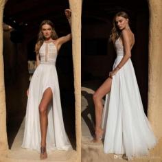 Schlichte Hochzeitskleid mit Spitze | Etuikleider Brautmoden Online