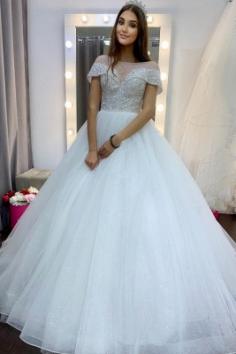 Luxus Brautkleid A Linie | Hochzeitskleider TÃ¼ll GÃ¼nstig