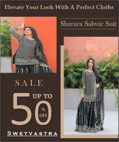 A Sharara salwar suit is a traditional Indian outfit consisting of a long, flowing top (kurti) paired with wide-legged pants (salwar) with a flared silhouette. Pants are usually heavily pleated and resemble a skirt. This ensemble is often worn for special occasions, festivals or weddings. This suit is also worn daily by women.

https://www.swetvastra.com/sharara-salwar-suit/