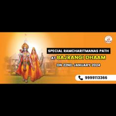 Join us in celebrating the historic Ram Mandir Pran Pratishtha Ceremony at Bajrangi Dham. As we eagerly await the inauguration of Ayodhya Ram Mandir on January 22nd, Bajrangi Dham is honored to be a part of this momentous occasion. To make it even more memorable, we are organizing a special RamcharitManas Path at Bajrangi Dham. We invite you to be a part of this auspicious event and witness the divine blessings of Lord Ram. To reserve your seat, visit our website now. Let us come together and rejoice in this significant milestone in our culture and history. See you at Bajrangi Dham. If you are looking Jan Festivals contact us

https://www.vinaybajrangi.com/blog/astrology/ayodhya-ram-mandir
