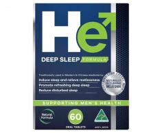 HE Deep Sleep Formula 60 Tablets

HE Deep Sleep Formula has been traditionally used in Western herbal and Chinese medicine to induce sleep, relieve restlessness, promote refreshing sleep and reduce disturbed sleep.

Developed for men to target their specific health concerns. The He Men�s Health range contains a blend of herbs, vitamins and minerals to support, restore and empower men through every phase of their lives.

Key Benefits:

Induce sleep and relieve restlessness

Promote refreshing deep sleep

Reduce disturbed sleep

Australian made and owned

Developed specifically for men

https://aussie.markets/health-and-beauty/vitamins/he-mens-midlife-formula-45-tablets-clone/