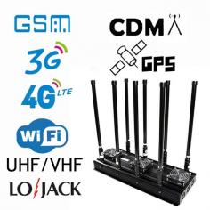 This 4G mobile phone signal jammer  (  https://www.jammermfg.com/cell-phone-jammers.html  )   is a device used to block or interfere with mobile phone signal transmission. It transmits radio frequency signals to cover specific signal frequency bands in the target area, so that mobile phones cannot receive or send signals normally. This device is often used to protect privacy, maintain a quiet environment, or prevent mobile phones from being used in specific occasions (such as meetings, exams, etc.).

https://www.jammermfg.com/professional-high-performance-4g-cellular-signal-blocker-with-8-bands.html