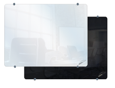 VC Magnetic Glassboard

Features
White glassboard supplied with Magnetic Eraser and Marker
Black glassboard requires FLURO markers / eraser – sold separately
2 colours to choose from White and Black
Both colours supplied with wall fittings.
Dimension: W900 x H600mm
Easy wipe surface
Perspex penshelf is optional on both.
25 years warranty