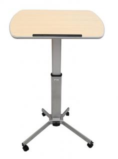 VC Height Adjustable Lectern and Desk 2 in 1
Features
NEW design with easy lift capacity
Table top section is 650 x 400mm
Height adjustable from 750-1120mm
40mm lockable castors
Powder coated satin silver steel stand