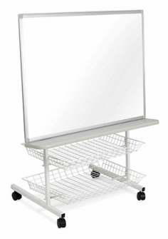 VI Portable Reading & Display Centre
Size: 145cmH
Material: Whiteboard is made of Porcelain surface
Whiteboard Dimension: 100cmW x 70cmH, 10cmW ledge
Mounted on lockable castors