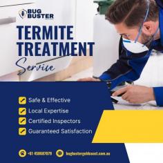 Get rid of termites quickly and protect your home with our professional Termite Treatment Service. Our experienced technicians use advanced, safe, and highly effective methods to eliminate active termite colonies and prevent future infestations. We provide complete inspections, targeted treatments, and long-term prevention solutions designed to keep your property termite-free. Whether you’re dealing with severe damage or early signs of infestation, our customized termite treatment ensures fast results and lasting peace of mind. Contact us today for affordable, reliable, and guaranteed termite control!