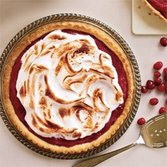 Meringue-Topped Cranberry Curd Tart < 100 Healthy Dessert Ideas - Cooking Light