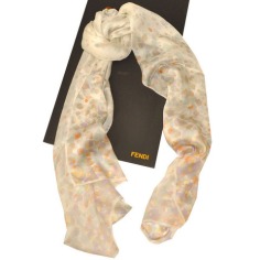 Fendi Silk Scarf Pastel Colors  Discount Women Designer Scarves Outlet | Como Milano