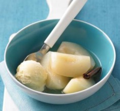 Poached cinnamon nashi pears | Australian Healthy Food Guide