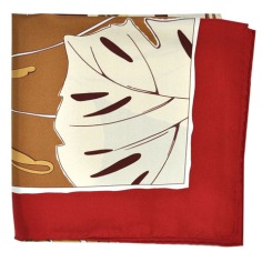 Salvatore Ferragamo Square Scarf Panther Floral  Discount Women Designer Scarves Outlet | Como Milano