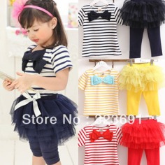 free shipping Kids set summer wear Short sleeve set  Children clothing suit t shirt+pants-in Clothing Sets from Apparel & Accessories on Aliexpress.com