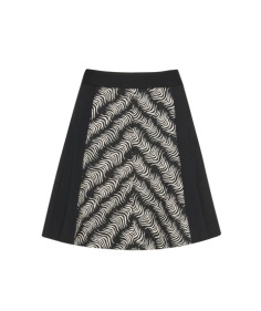 Jacquard Panel Skirt by Cue