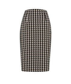 Geometric Jacquard Pencil Skirt by Cue