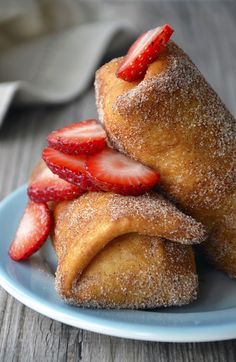 Strawberry Cheesecake Chimichangas