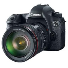 Canon EOS-6D 20.2 MP Digital SLR Camera Kit w/Canon EF 24-105mm f/4L IS USM Lens 8035B009