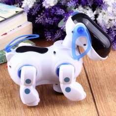 1 Pcs New Robotic Cute Electronic Walking Pet Dog Puppy Kids Toy With Music Light Free Shipping Wholesale-in Electronic Pets from Toys & Hobbies on Aliexpress.com