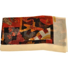 Salvatore Ferragamo Silk Scarf Safari  Discount Women Designer Scarves Outlet | Como Milano