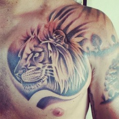 male leo tattoo ideas